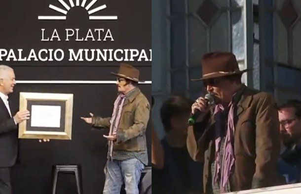 Johnny Depp en La Plata.