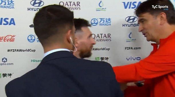 Lejos del andá pallá: la reacción de Messi con el DT de Croacia