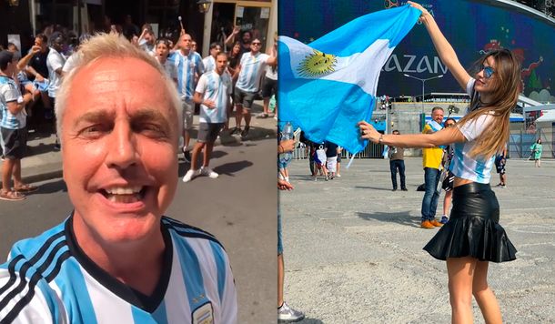 Los famosos virbran con Argentina - Francia