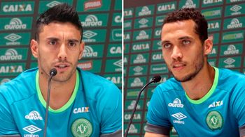 Alan Ruschel y Hélio Hermito Zampier Neto, son dos de los jugadores que sobrevivieron Alan Ruschel y Hélio Hermito Zampier Neto, son dos de los jugadores que sobrevivieron