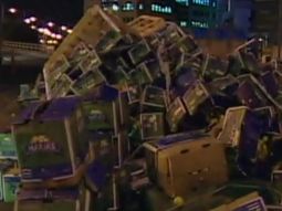 Un camión volcó su carga en General Paz y Panamericana