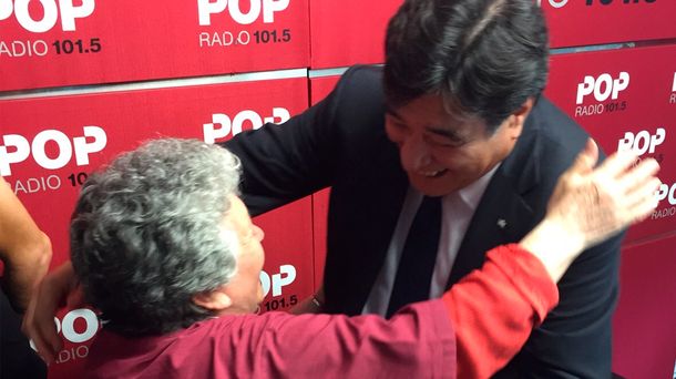 AUDIO: el divertido cruce entre Gloria y Carlos Zannini