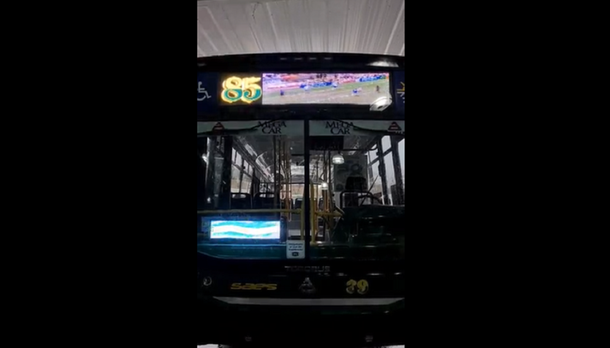 Colectiveros utilizan el video de Gol de Siglo para solidaridad