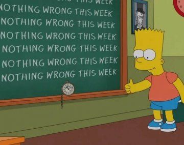 Incumplieron la cuarentena y los castigaron como a Bart Simpson