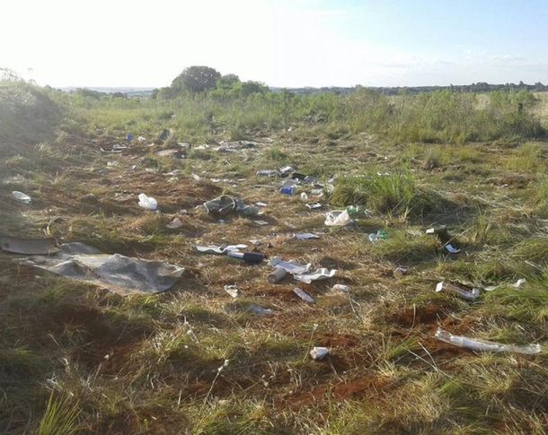 Lugar del accidente en Brasil&nbsp;