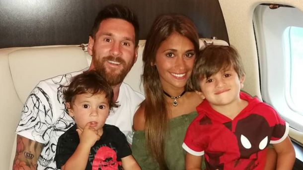 Lionel Messi estuvo con su familia antes del partido entre Argentina y Francia