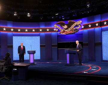 Trump y Biden debatieron por última vez y quedó mejor parado el republicano