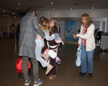 Las fotos del reencuentro de Rufina con Vicuña tras su viaje a Turquía