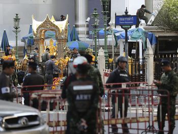 Imágenes de la trágica explosión en  Bangkok, Tailandia