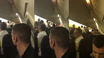 escandalo en el aire: pasajeros se agarraron a las pinas en pleno vuelo escandalo en el aire: pasajeros se agarraron a las pinas en pleno vuelo