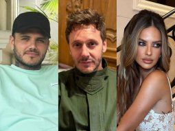 Postal familiar: China Suárez, Icardi y Vicuña compartieron una tarde familiar en la plaza