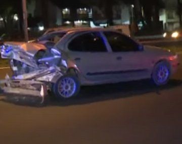 Caos en la General Paz por dos choques: uno fue múltiple