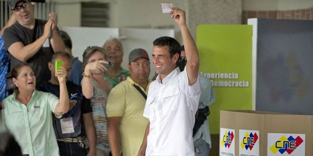 Capriles: Es un día histórico para nuestra democracia