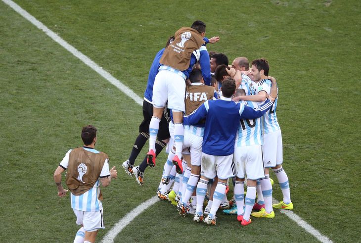 Argentina le ganó por primera vez a un europeo en octavos de final