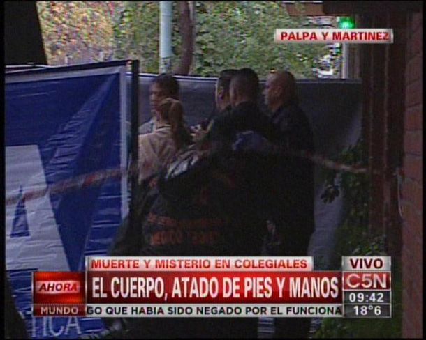 Hallan en Colegiales un cuerpo atado dentro de una bolsa