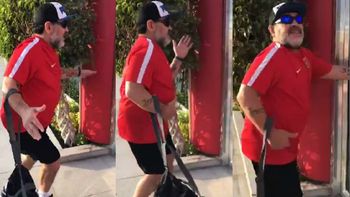 sos maradona y tu cuerpo lo sabe: el baile del 10 antes de entrar a trabajar