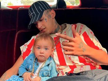 El gran parecido de L-Gante de chico con su hija que sorprendió a todos