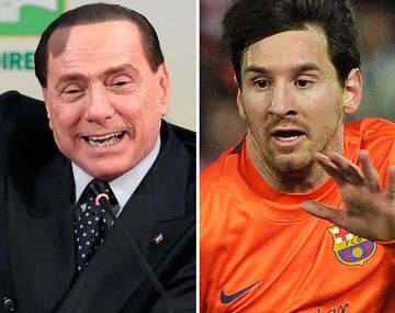 Berlusconi: A Messi hay que marcarlo hombre a hombre