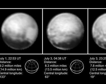 Seguí la llegada de la sonda espacial a Plutón