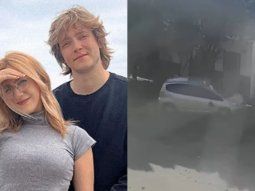 Eugenia Rolón, novia de Iñaki Gutiérrez, se estrelló contra un poste de luz el lunes por la mañana. Eugenia Rolón, novia de Iñaki Gutiérrez, se estrelló contra un poste de luz el lunes por la mañana.