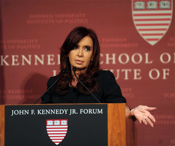 Las principales frases de Cristina Fernández en Harvard