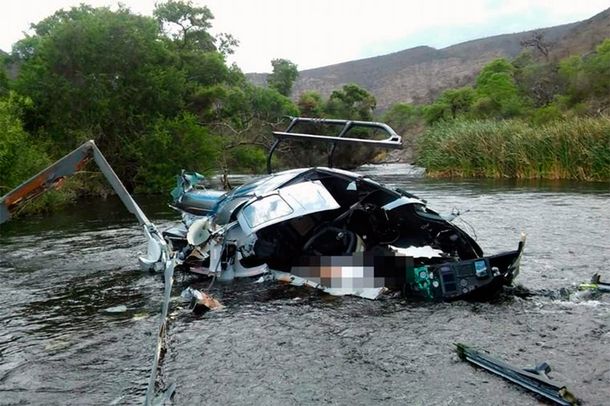 Informe oficial confirmó que el helicóptero de Brito impactó con los cables de una tirolesa