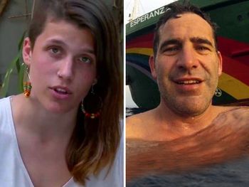 Camila y Hernán pudieron hablar con sus familias