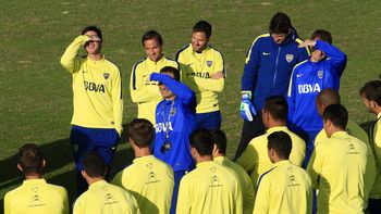 boca volvio a entrenar en casa amarilla luego del #superpapelon boca volvio a entrenar en casa amarilla luego del #superpapelon