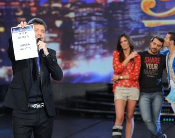 Alexandra Larsson se despidió del Bailando 2012