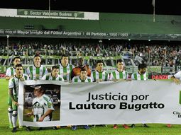 Justicia por Lautaro Bugatto, el reclamo de Banfield