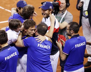 Francia ya está en semifinales de la Copa Davis