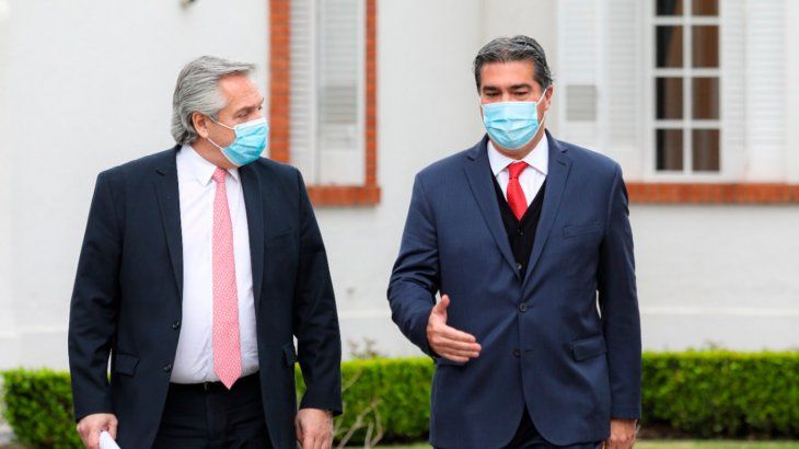 Alberto Fernández inauguró un acueducto en Chaco con Capitanich