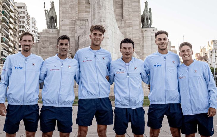 Así fue la presentación del equipo argentino para la Copa Davis