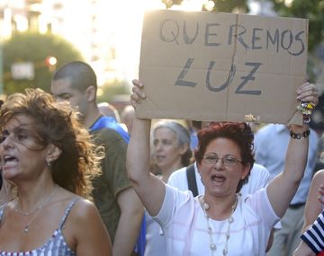 Protestas por cortes de luz