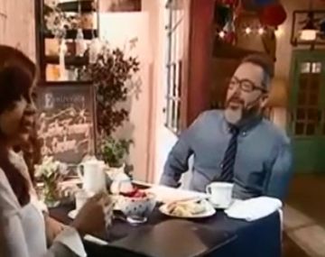 VIDEO: La desopilante imitación de Cristina a Vidal y al periodismo cómplice