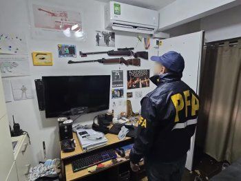 La detención se llevó a cabo en Parque Avellaneda. Fotos: Policía Federal Argentina