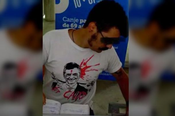 A la Justicia: Cambiemos denunció al empleado que fue a trabajar con la remera de Macri baleado