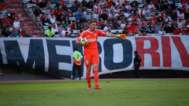 Franco Armani en River - Crédito:&nbsp;@CARPoficial