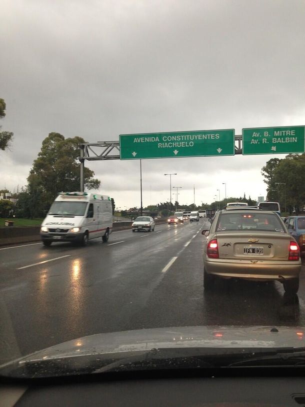 Mapa de los servicios y el estado de las autopistas