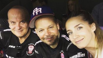 Residente con Soledad Fandiño y su suegro Residente con Soledad Fandiño y su suegro