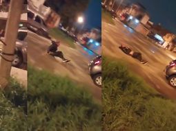 Lo confundieron con un ladrón y lo arrastraron con un auto por la calle en Isidro Casanova