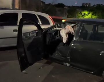 Caos en la Autopista 25 de Mayo por un choque múltiple: hay 4 heridos