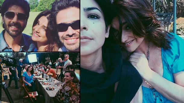 Mirá las divertidas fotos del set de grabación de Los ricos no piden permiso