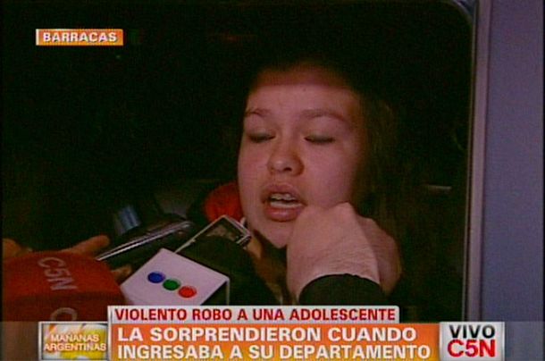 Violenta entradera a una adolescente en un edificio de Barracas