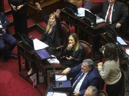 Senadora propuso proyecto Nariz Limpia y un libertario le gritó botona