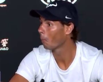 El insólito momento que vivió Rafa Nadal durante su conferencia de prensa