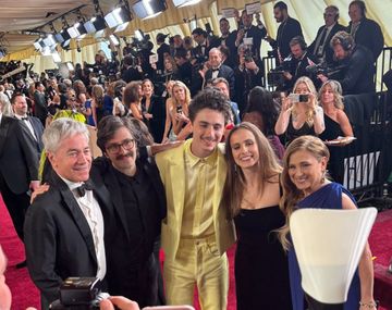 Así llegaba Timothée Chalamet a la alfombra roja de los Oscar