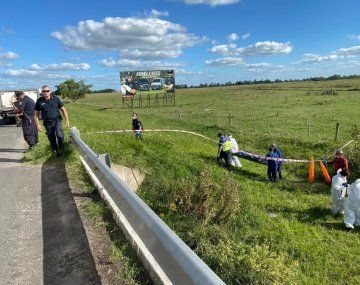 Detuvieron al hijo del jubilado cuyo cadáver estaba envuelto en una frazada en la Ruta 2