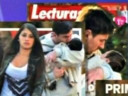 la primera foto de lionel messi con su hijo thiago la primera foto de lionel messi con su hijo thiago