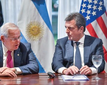 Massa recibió a senadores de Estados Unidos en su casa